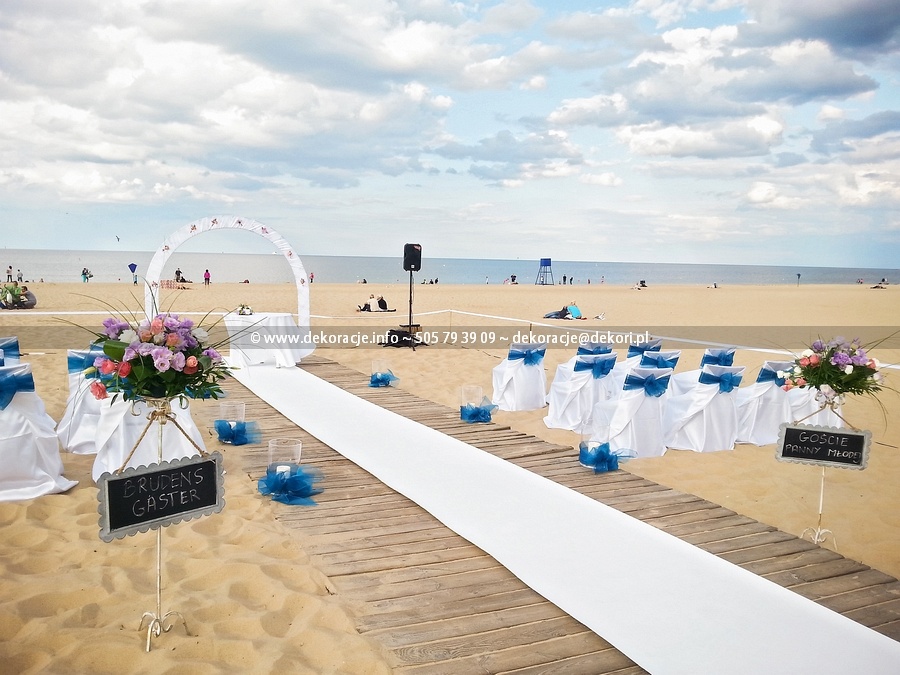 ślub na plaży Gdynia