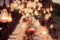 wesele w plenerze gdańsk lampki